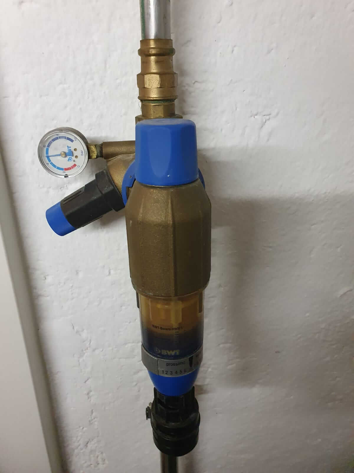 Druckminderer undicht am Druckregler,starker Wasserverlust.