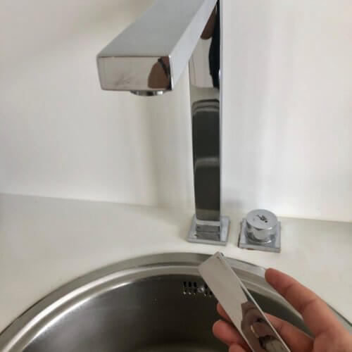 Dornbracht abgerissener Mischhebel Wasserhahn Reparatur